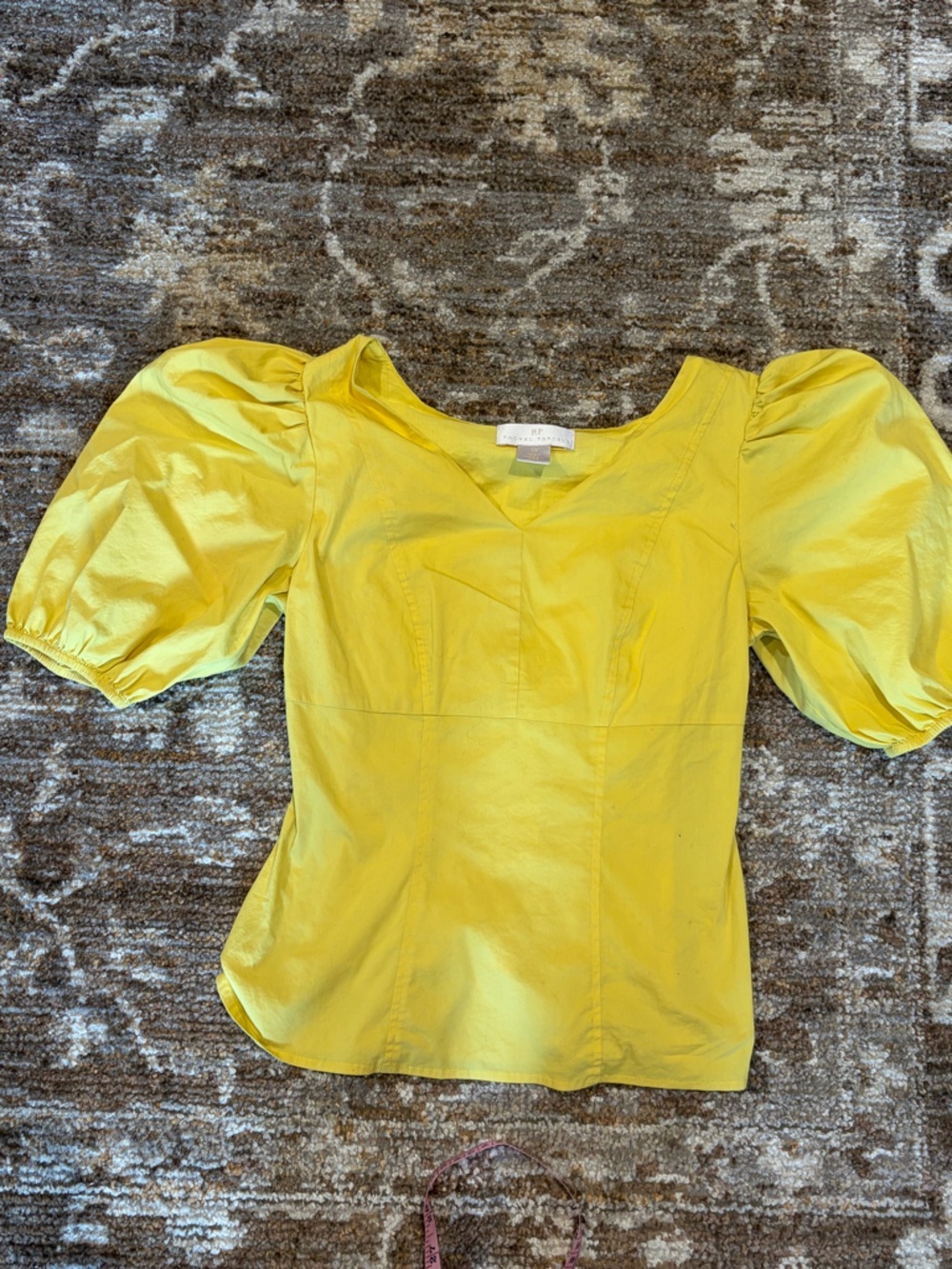 Rachel Parcell Lemon Yellow Blouse